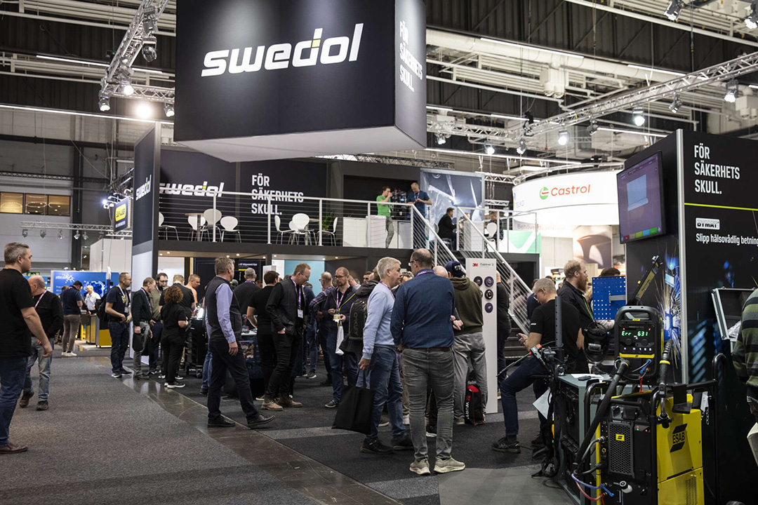 Svedols monter från Underhållsmässan 2024